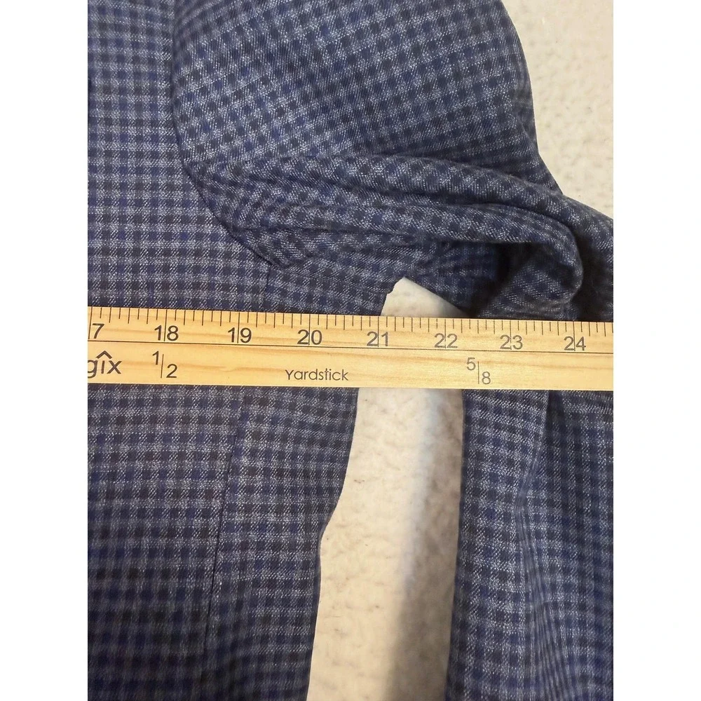 Lauren Ralph Lauren Sport Blazer Mens 42‎ Blue Herringbone Tweed Business Work